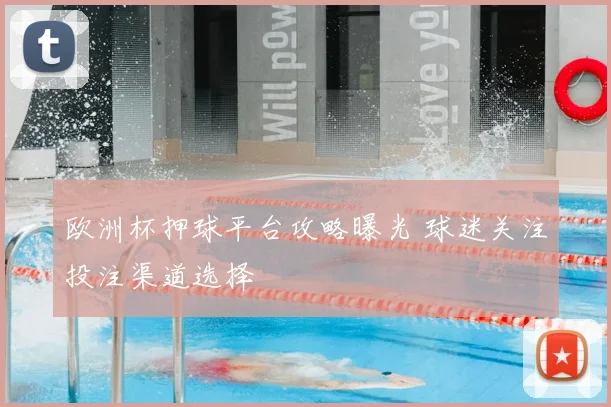 欧洲杯押球平台攻略曝光 球迷关注投注渠道选择